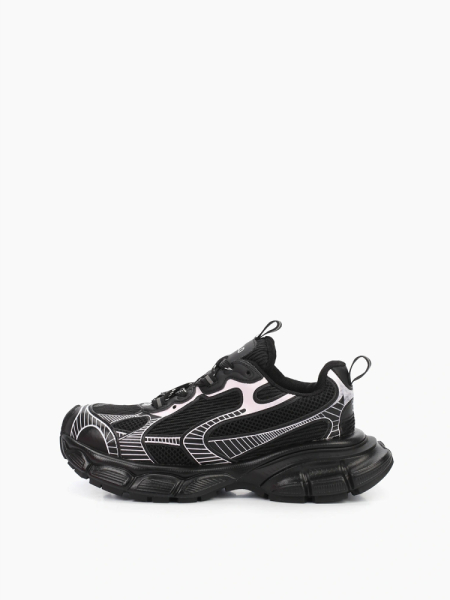 Кроссовки с вставками