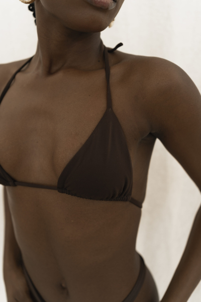 Лиф Triangle Bikini Coffee Bean Send Me You Naked, цвет: коричневый  |новая коллекция купить онлайн