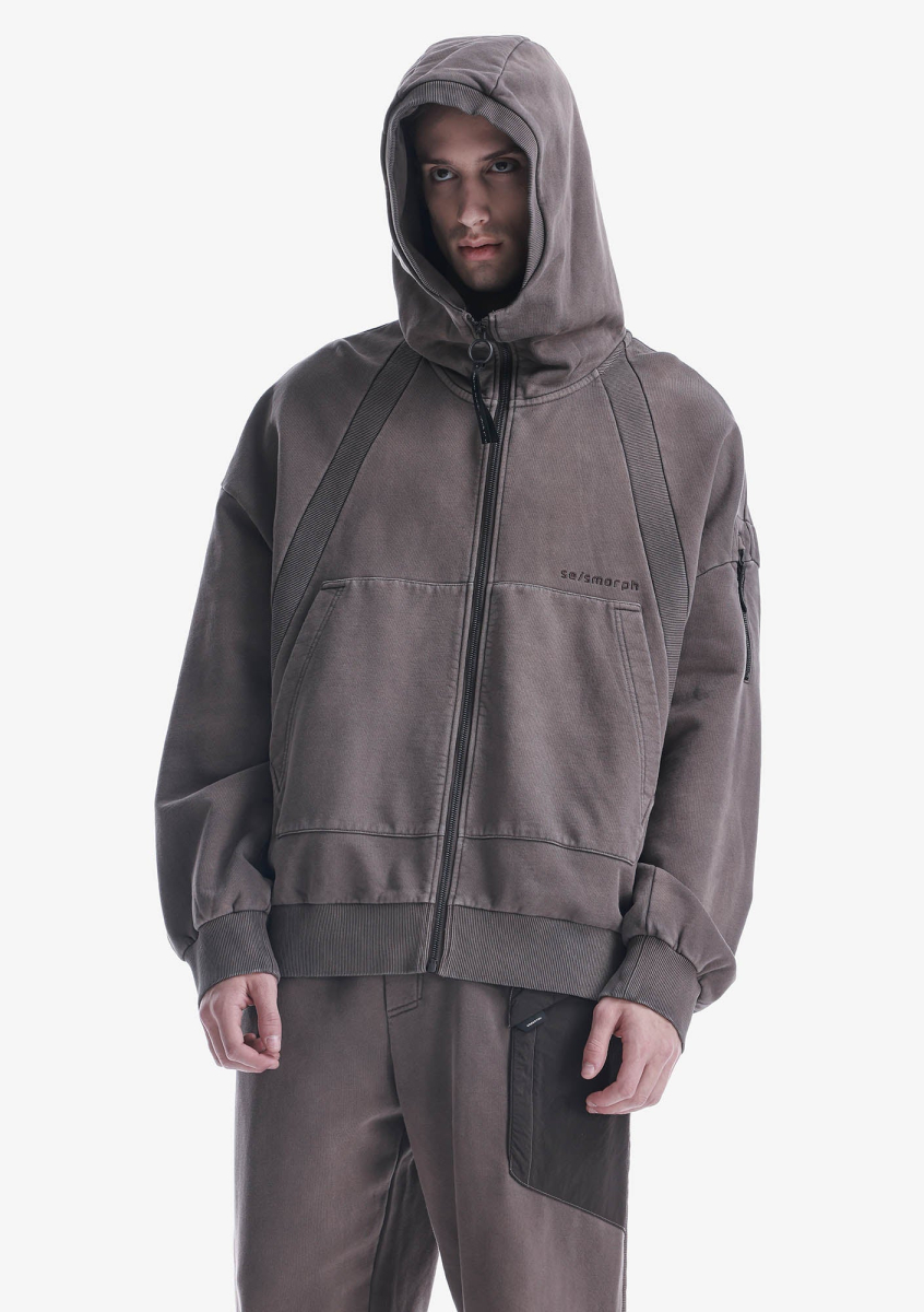 Худи BOREWHAL KRAKATAU, цвет: коричневый, Fu118-7 купить онлайн