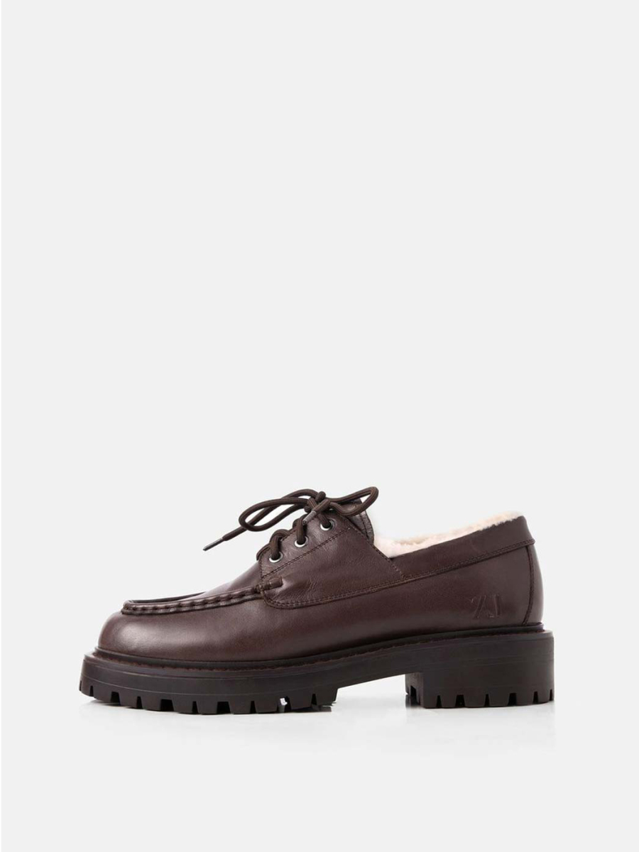 Топсайдеры из натуральной кожи