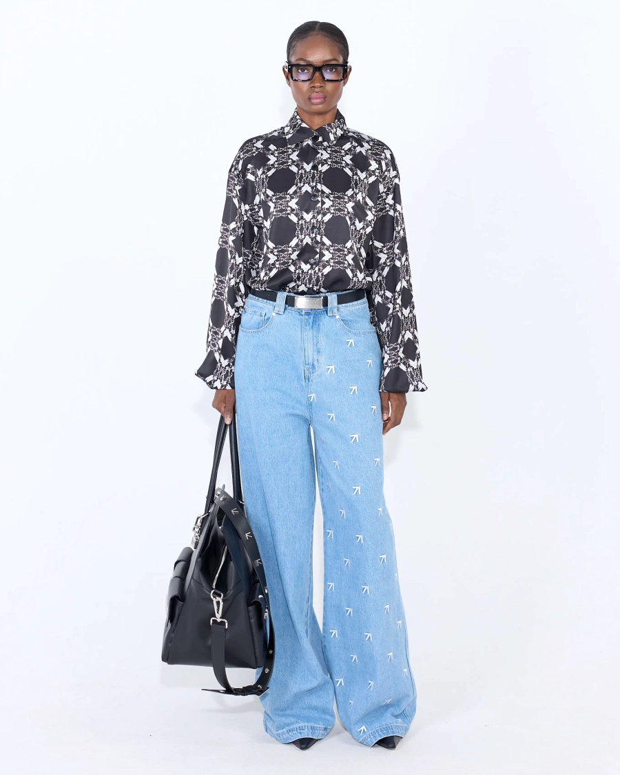 Сорочка SATIN PATTERN GRAY ASIA ST 71, цвет: серый, Ast71.shirt-satin-pattern-gr купить онлайн