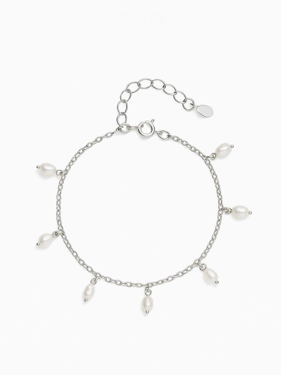 Браслет с 7 жемчужинами