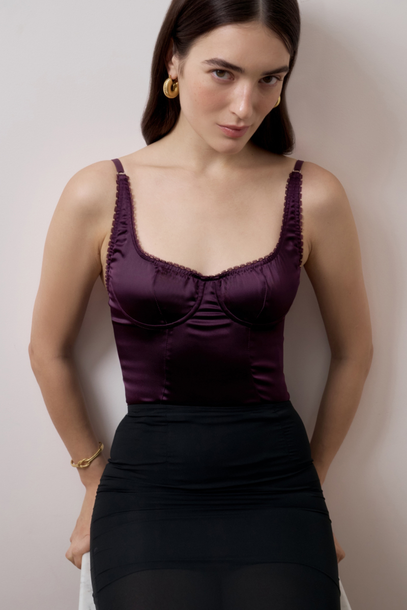 Боди из сатина