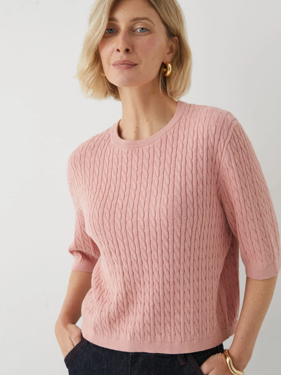 Джемпер с коротким рукавом