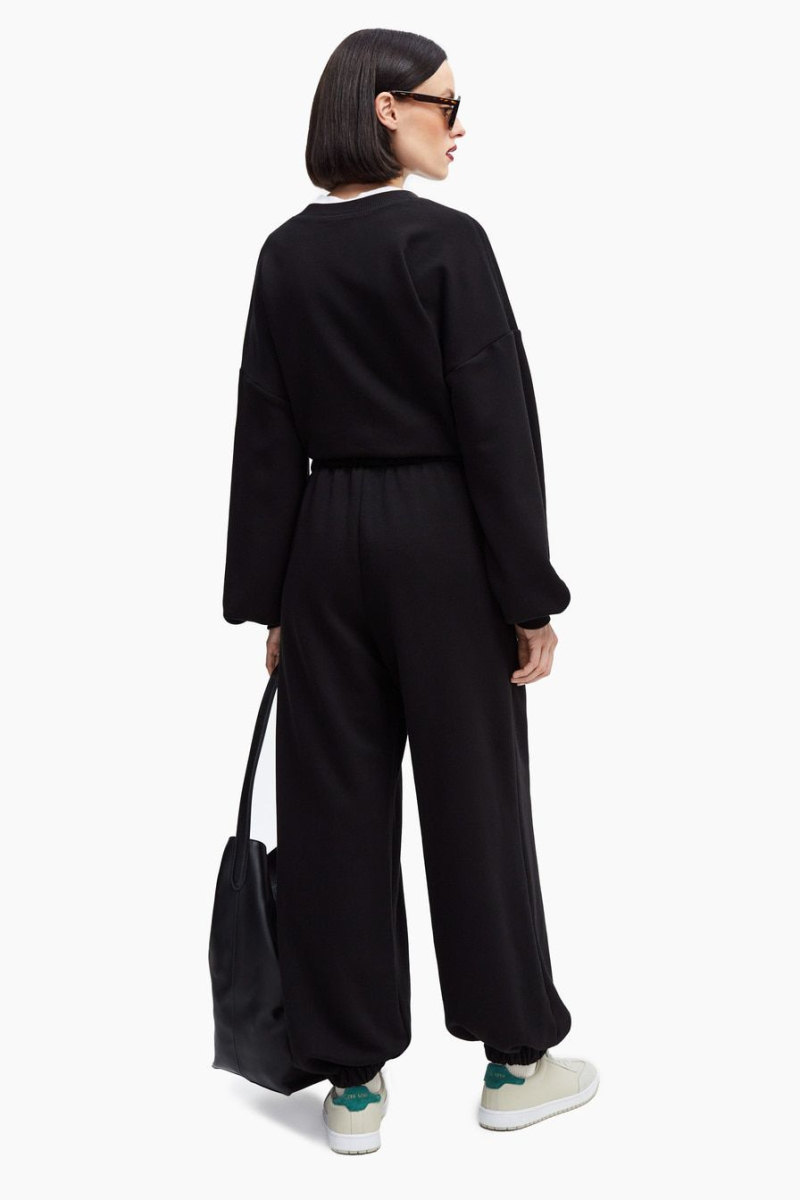 Брюки-джоггеры из смесового хлопка TOPTOP, цвет: Черный, TT.030.14503.900 купить онлайн