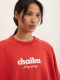 Свитшот «play-pong» Chaika, цвет: красный SS25SS01-60 |новая коллекция купить онлайн