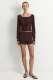 Шорты из смесовой вискозы TOPTOP, цвет: коричневый, TT.038.17425.700 купить онлайн