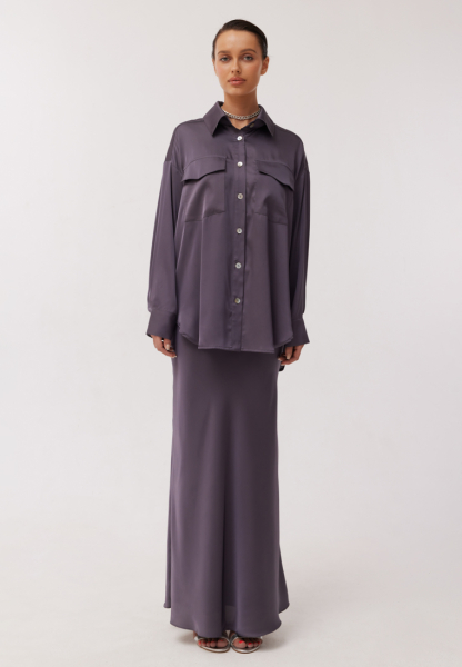 Рубашка WooLook, цвет: графит, PS/ShirtClassic/W/Grey со скидкой купить онлайн