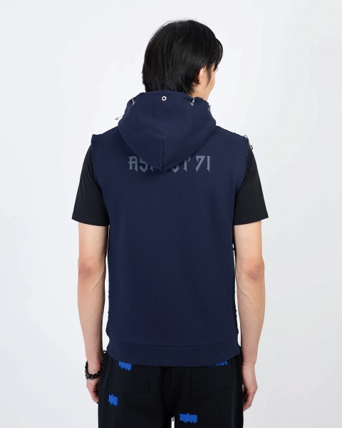 Безрукавка с капюшоном KINO 580 GR BLACK ASIA ST 71, цвет: Черный, Ast71.kino-vest-bl купить онлайн