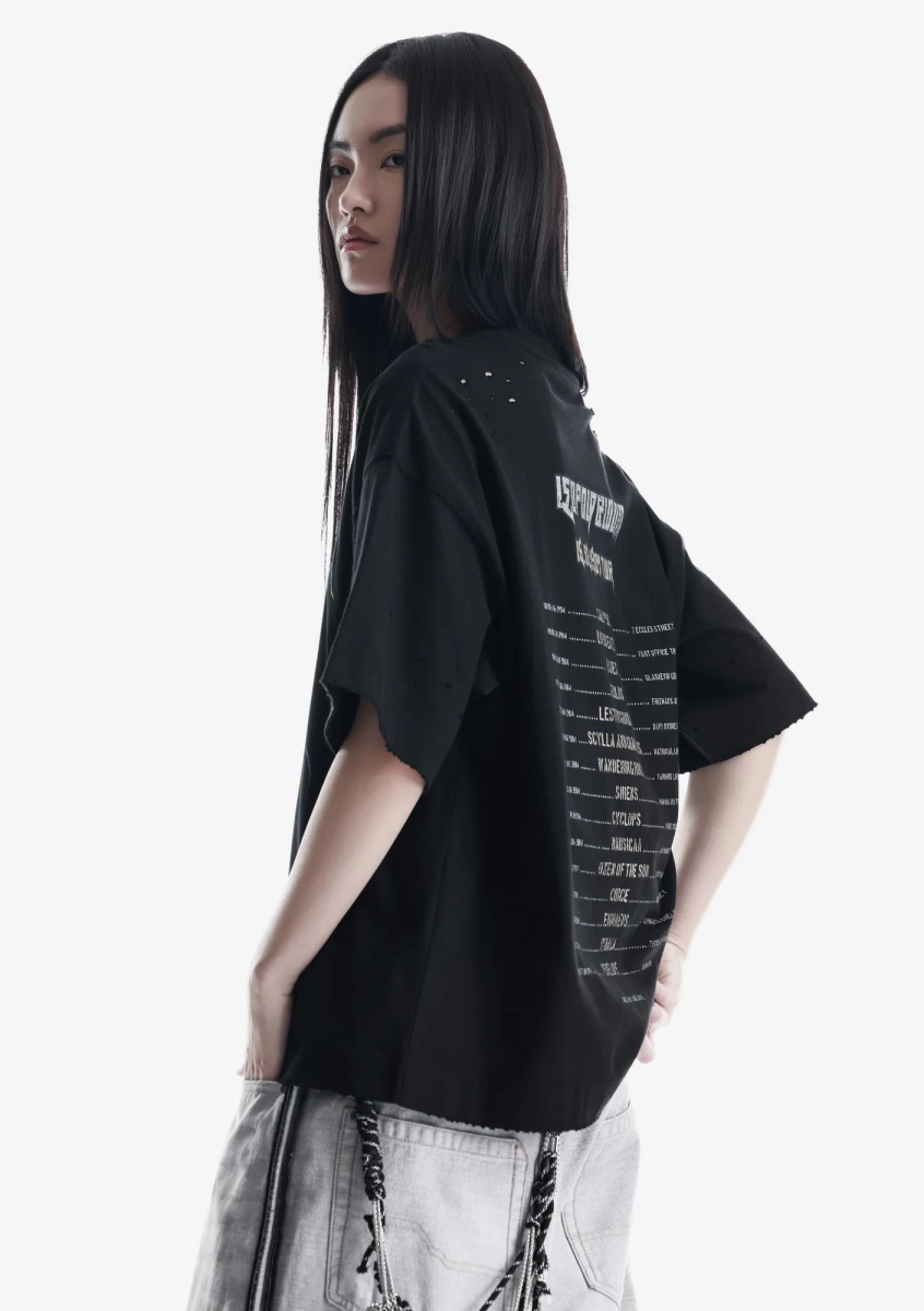 Футболка с принтом KRAKATAU, цвет: Черный, Tw147-1 купить онлайн