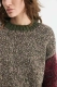 Джемпер меланжевый ручной работы Daisyknit, цвет: хаки,  купить онлайн