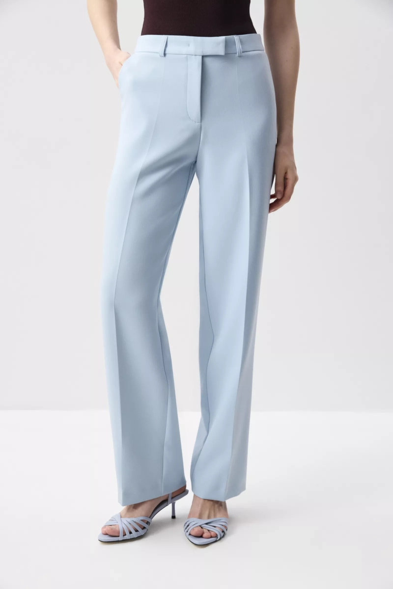 Брюки прямые Charmstore, цвет: голубой, 101-557103-668 купить онлайн