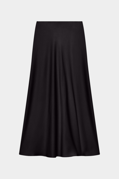 Юбка миди из атласа REFERT, цвет: Черный, 07-2541/1-2511 купить онлайн