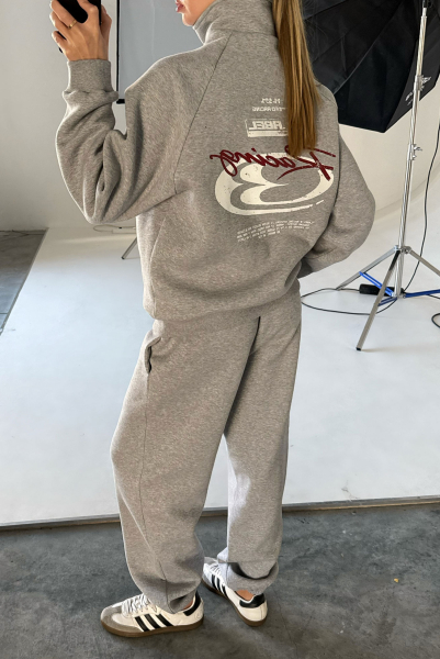 Джоггеры на узкой резинке Fleece GREY Label .B, цвет: grey, Pt.11.3.2133.0925GR купить онлайн