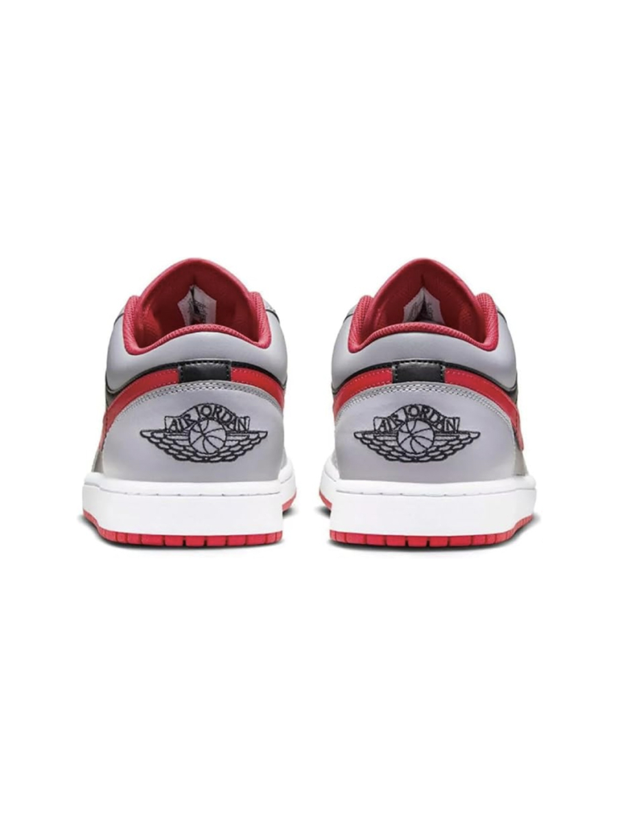 Кроссовки мужские Jordan 1 Low "Black Light Smoke Grey Gum Red" NKDADDYS SNEAKERS, цвет: серый 553558-060 купить онлайн