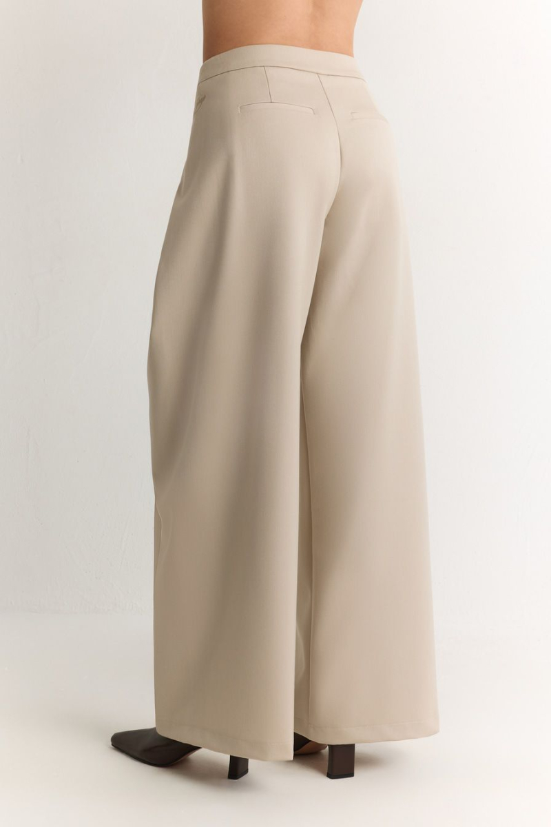 Широкие брюки TOPTOP, цвет: бежевый, TT.032.19420.110 купить онлайн