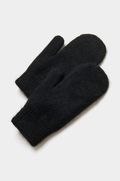 Варежки пушистые утепленные REFERT, цвет: Черный 17-3612/3-2511 купить онлайн