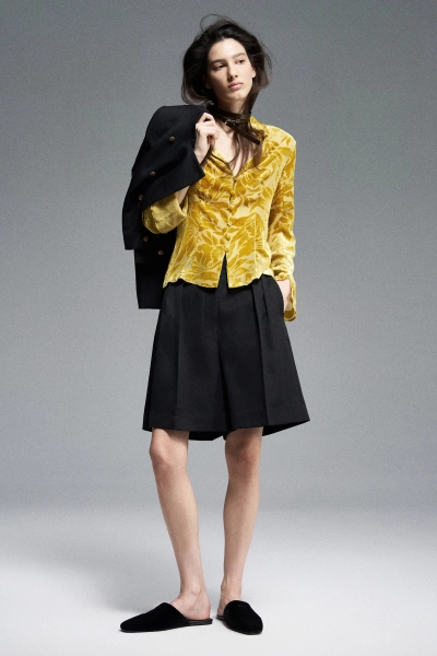 Шорты из костюмной ткани WALK OF SHAME, цвет: Черный,  купить онлайн