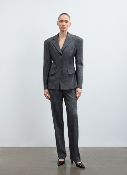 Жакет приталенный с акцентными плечами ALL WE NEED, цвет: мультиколор, 2602W1262-47 купить онлайн