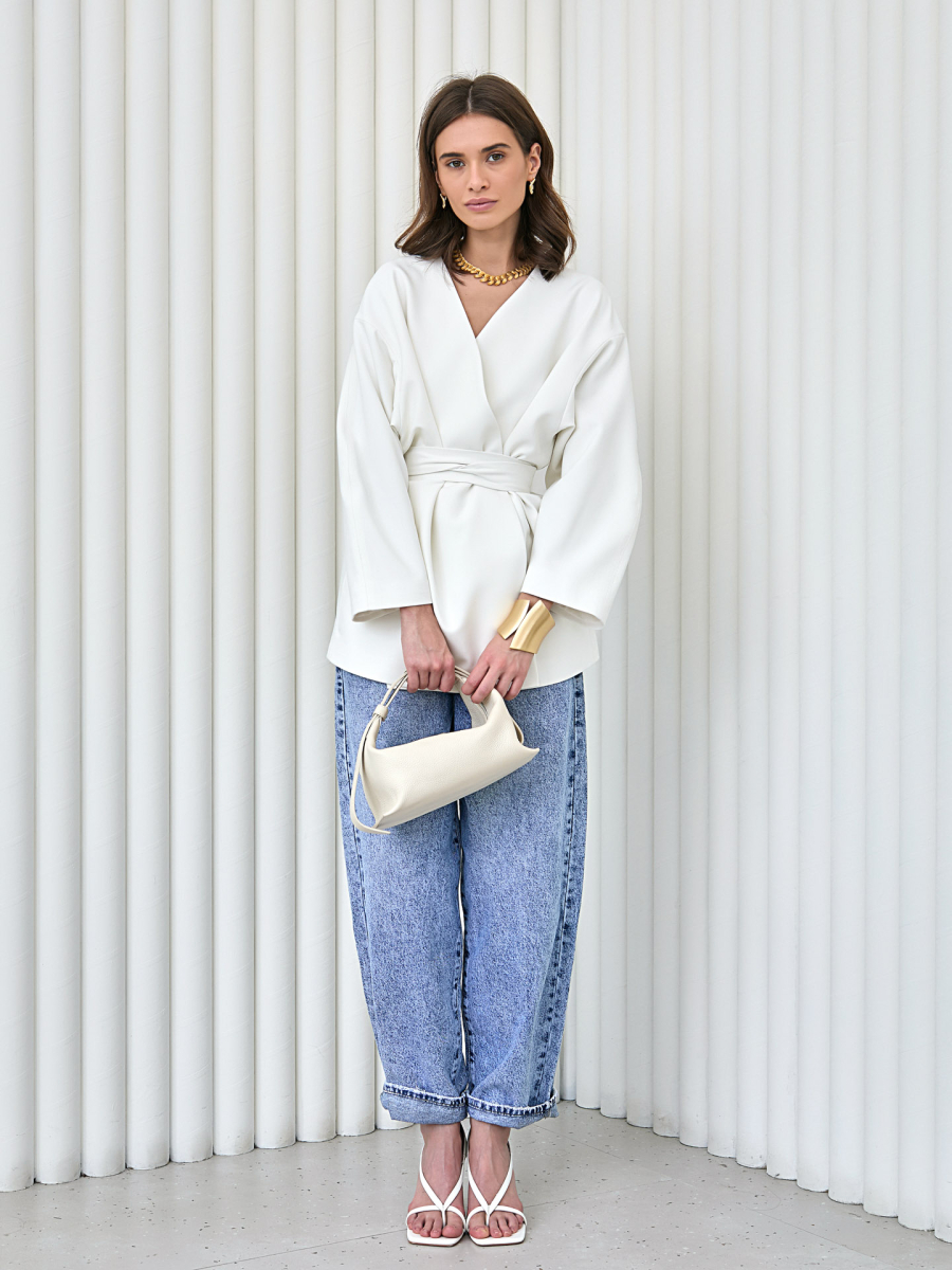 Джинсы-баллон I.B.W., цвет: голубой, TR036 купить онлайн