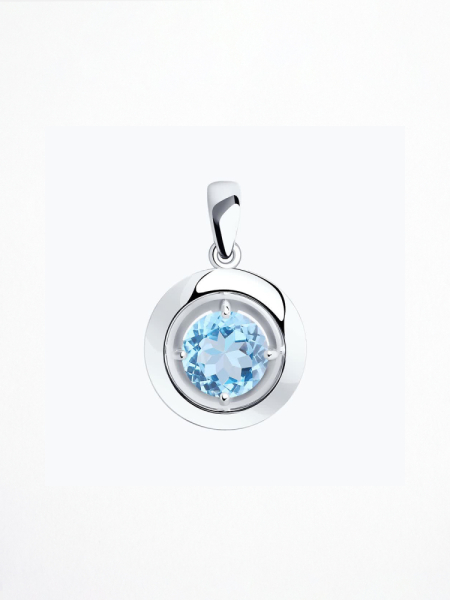 Подвеска с топазом