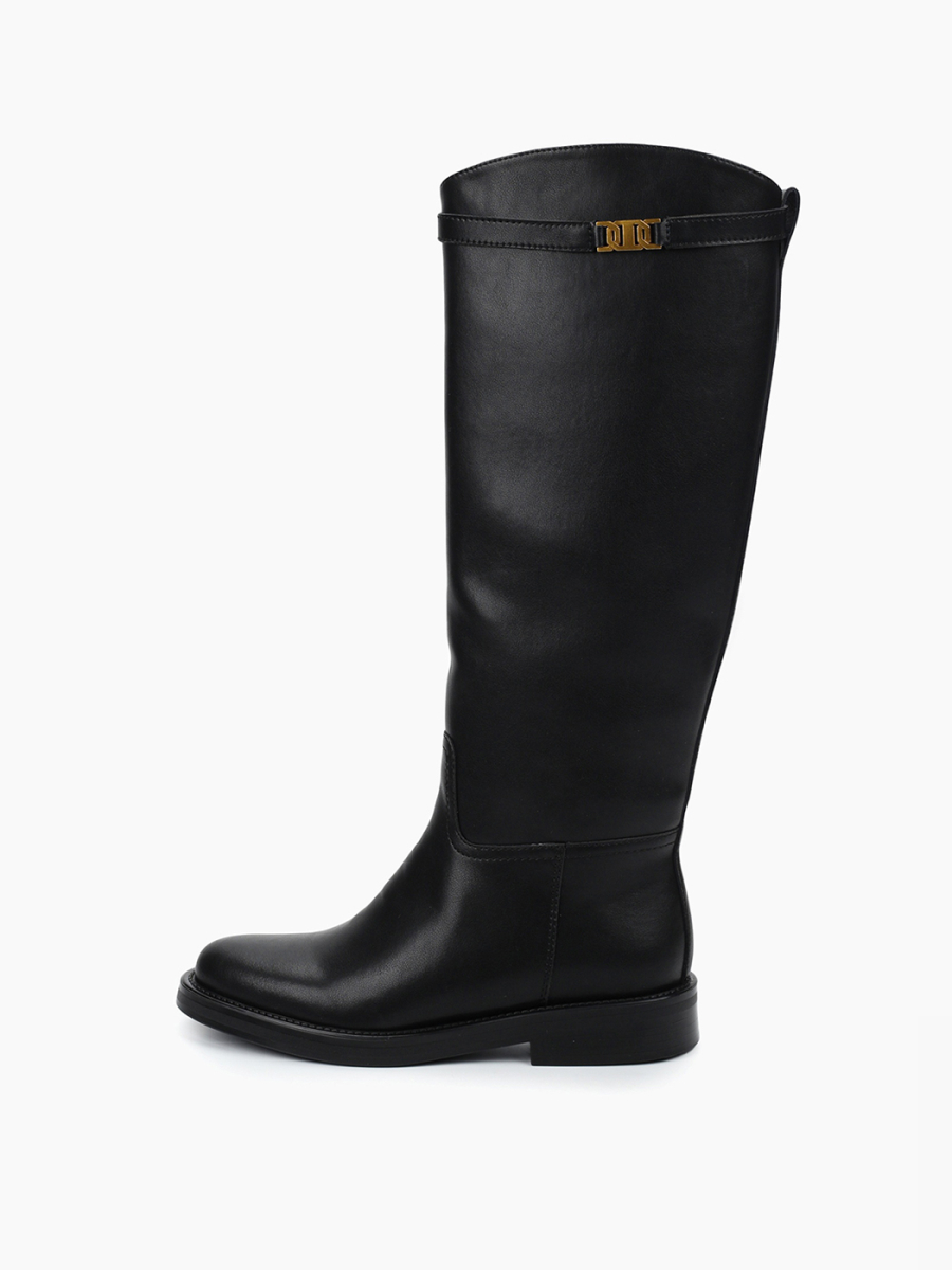 Сапоги демисезонные жокейские натуральная кожа