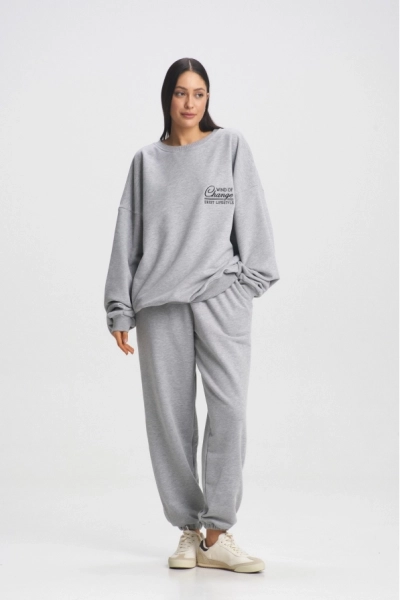 Свитшот Wind of change Light Grey Erist store, цвет: Светло-серый, НФ-00000652 купить онлайн