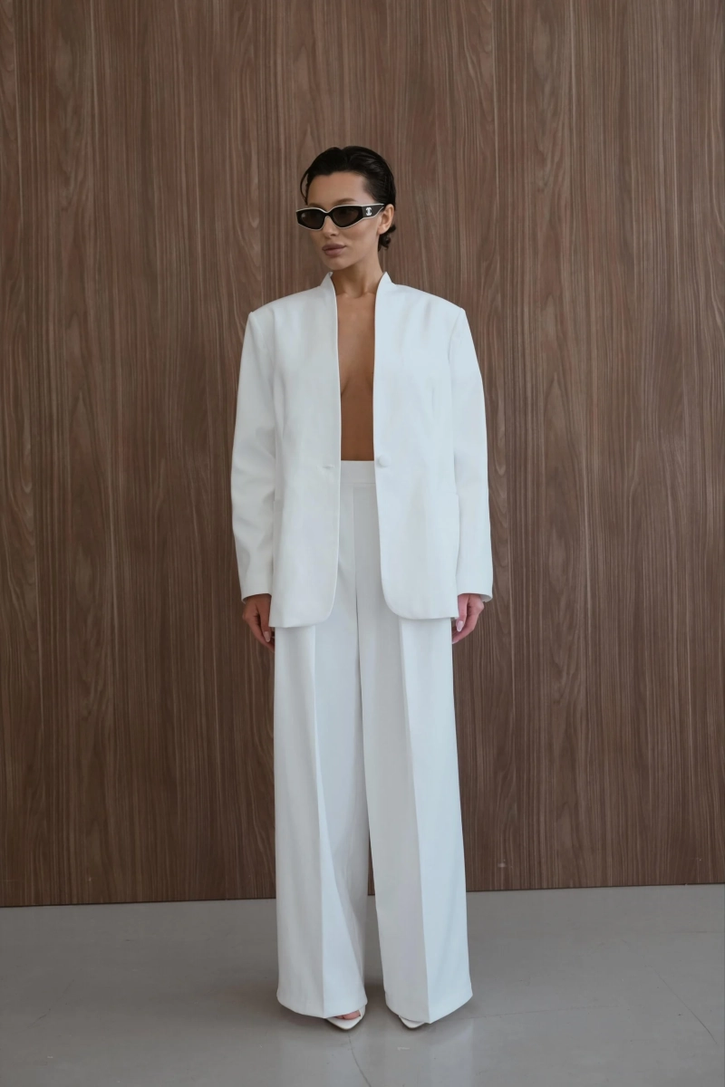 Жакет удлиненный "Чистота" Мини, цвет: молочный, НФ-00000505 купить онлайн