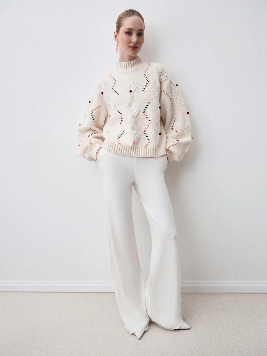 Свитер KONFETA ANNA PEKUN, цвет: кремовый, 40.1762.125 купить онлайн