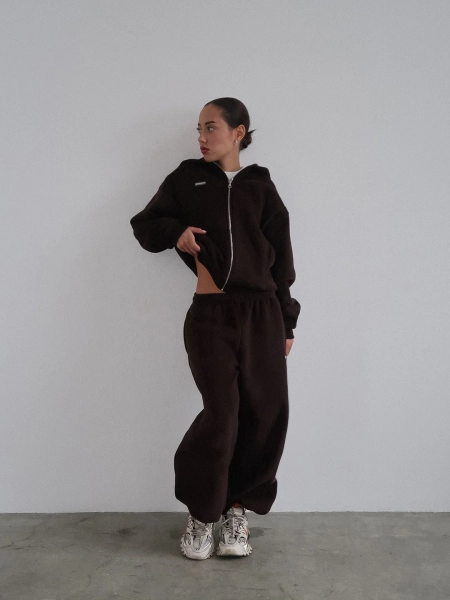 Зип худи "SOFT 3.0" MIARTLAND, цвет: коричневый, НФ-00000819 купить онлайн