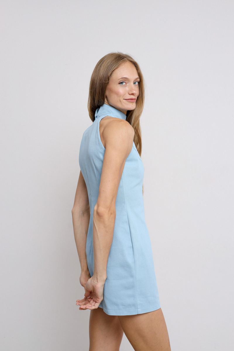 Платье mini blue
