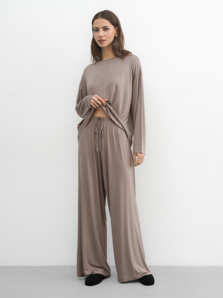 Костюм из бамбука Taupe PURE LINEN, цвет: Тауп  |новая коллекция купить онлайн