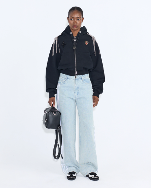 Джинсы с лампасами