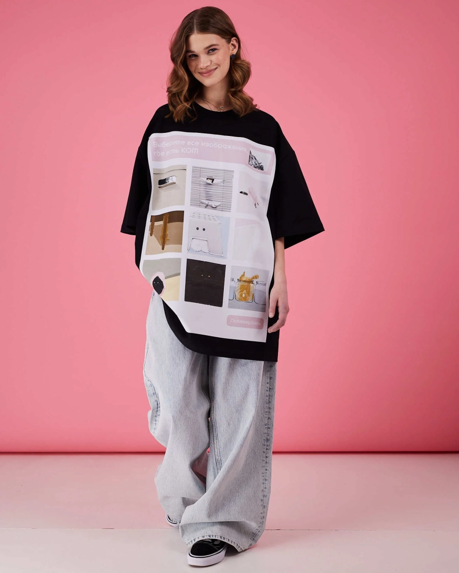 Футболка Капча TABOO, цвет: Черный, TsCapchaB купить онлайн