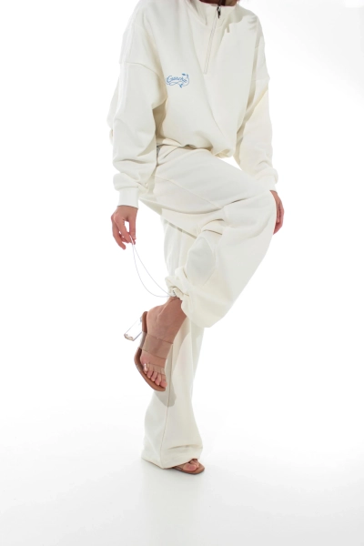 Брюки футер GARCHIT, цвет: белый, GARFutBrWh купить онлайн