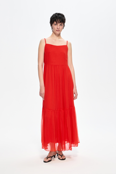 Сарафан из шифона DREAMS BY ALENA AKHMADULLINA, цвет: красный, 125102130204106/105000 купить онлайн