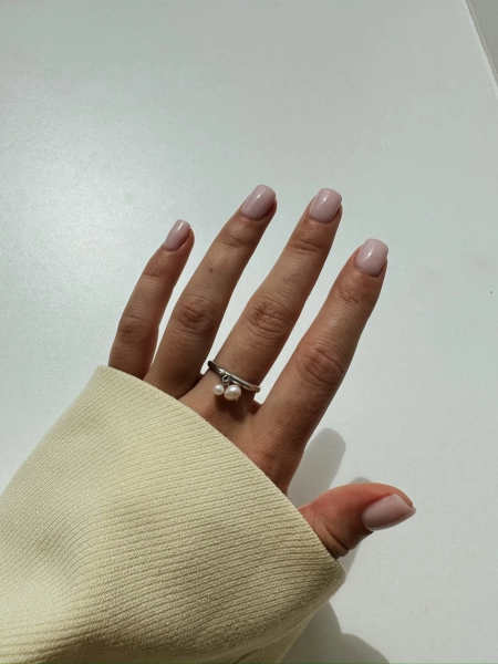 Серебряное кольцо «Жемчужина» SBLESKOM, цвет: серебро, 12109 купить онлайн