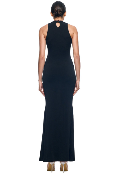 Платье макси с американской проймой SODAMODA, цвет: Черный, 12284 купить онлайн