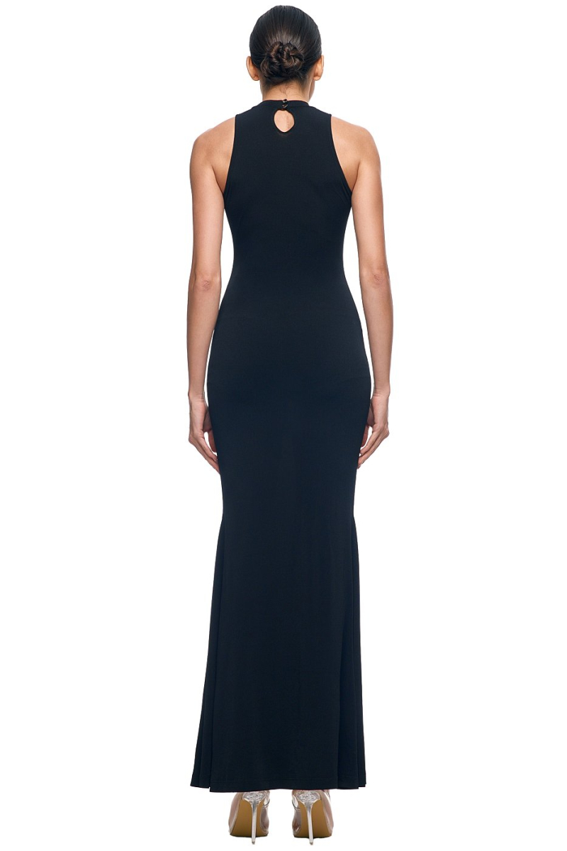 Платье макси с американской проймой SODAMODA, цвет: Черный, 12284 купить онлайн