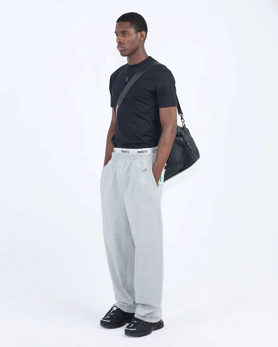 Джоггеры NTI с двойным поясом ASIA ST 71, цвет: серый, Ast71.jogg-NTI-2waist-grey купить онлайн