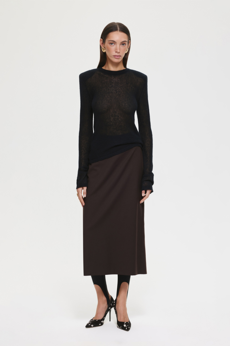 Юбка-миди DREAMS BY ALENA AKHMADULLINA, цвет: коричневый, 225102100204160/108000 купить онлайн