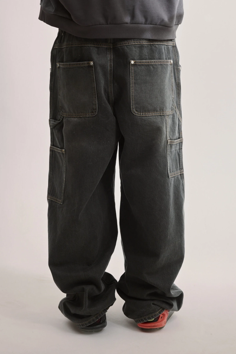 Джинсы Vintage Wide Jeans types, цвет: серый, 00-00003242 купить онлайн