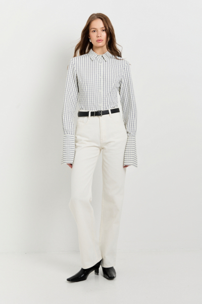 Джинсы прямого кроя