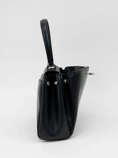 Сумка Сандра маленькая brand salad, цвет: серебристый черный J-704-PHR 7432 купить онлайн