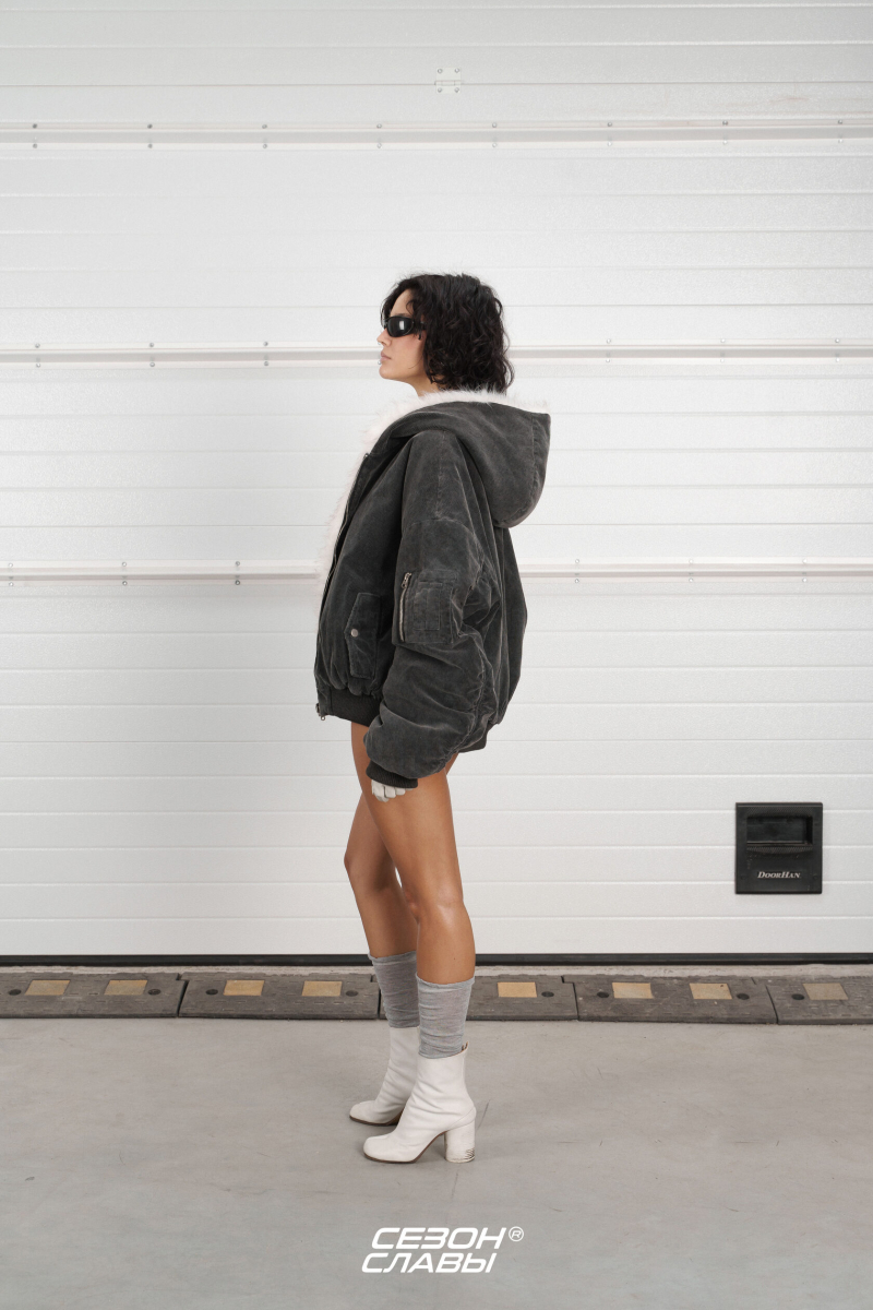 Бомбер «Пушистый» СЕЗОН СЛАВЫ, цвет: мультиколор, 1709FL111101 купить онлайн