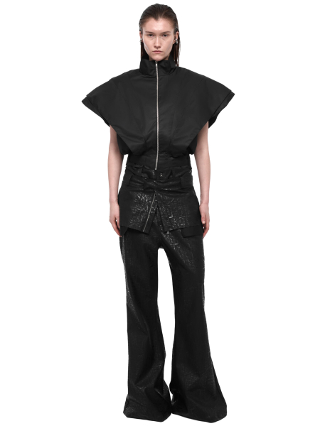 Юбка-баска из денима RUNWAY CAPPAREL.21est, цвет: Черный, CAP.189.231.1 купить онлайн