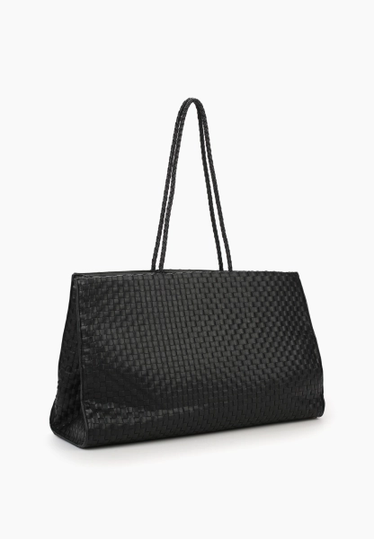 Сумка шопер плетеный SBALO, цвет: Черный 325H42 купить онлайн