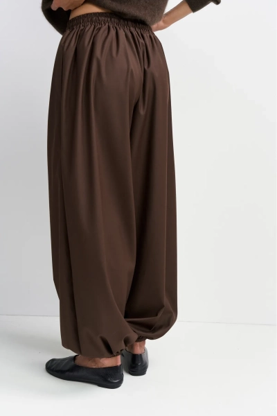 Брюки-алладины из костюмной ткани ERISTSTORE, цвет: шоколадный, НФ-00004117 купить онлайн
