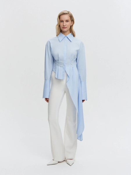 Рубашка с асимметричным кроем