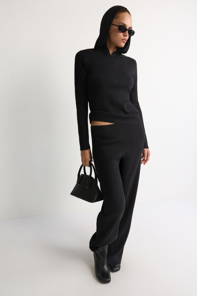 Брюки из смесовой вискозы TOPTOP, цвет: Черный, TT.030.15544.900 купить онлайн